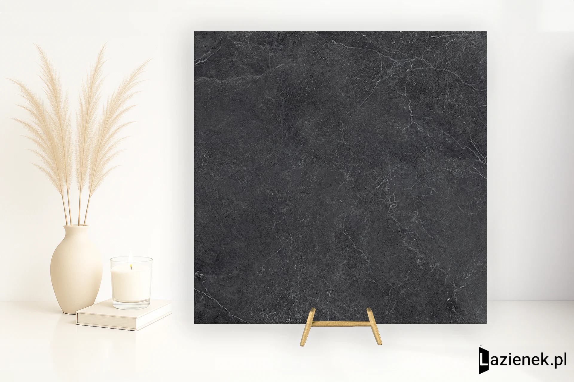 Cotto D'este Lithos Carbon piaskowana 60x60 cm gr. 14 mm - płytka rektyfikowana / EGWLT05